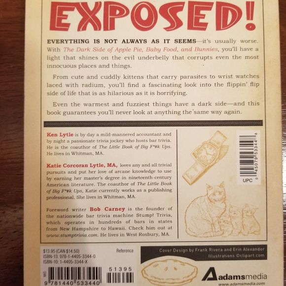 The Dark Side of Apple Pie Baby Food & Bunnies Paperback Book 220 Scary Facts - Picture 4 of 5